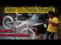 How to foam wash bicycle at home  is it safe