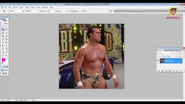 Photoshop 7 CS2 in Crop Tool Use Part 5