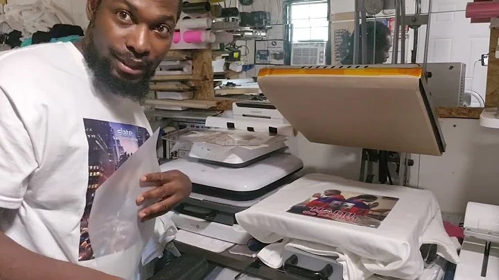 Epson xp15000 converted DTF printer 🖨 another print with Ai image #dtf #tshirtdesign #sublimation