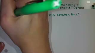 Chapter 5 Lesson 2 - Solving Systems by Substitution (Part 1)