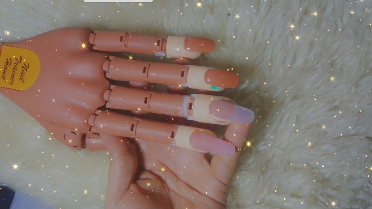 ጥፍር ሳንቀጥል(ሳንለጥፍ) በፔፐር ብቻ እንዴት እንሞላለን_ (How to -Acrylic Nail with out Tips, using only nail Forms.