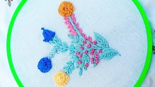 3D Flower Embroidery Magic Step By Step Full Video Super Easy Stitching Idea