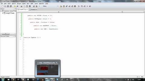 004 Unity 3d : FPS tutorial how to create a Gun Scope using Field of View (Advance)