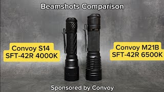 Convoy S14 SFT-42R 4000K vs Convoy M21B SFT-42R 6500K