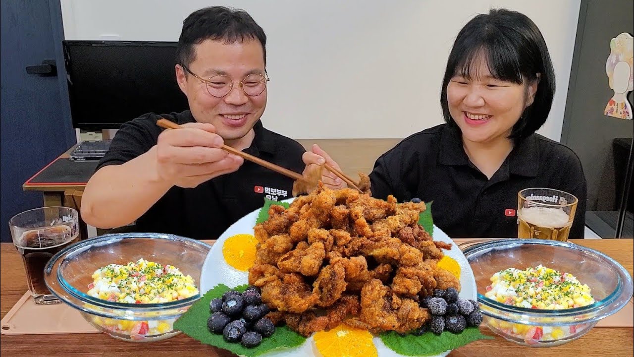 Знаменитый (Жареный Гальби) на местном рынке в Пусане, Корея.ㅣCookingㅣMukbang