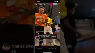 NBA youngboy gets lit in a Starbucks with BEN 10!!!!