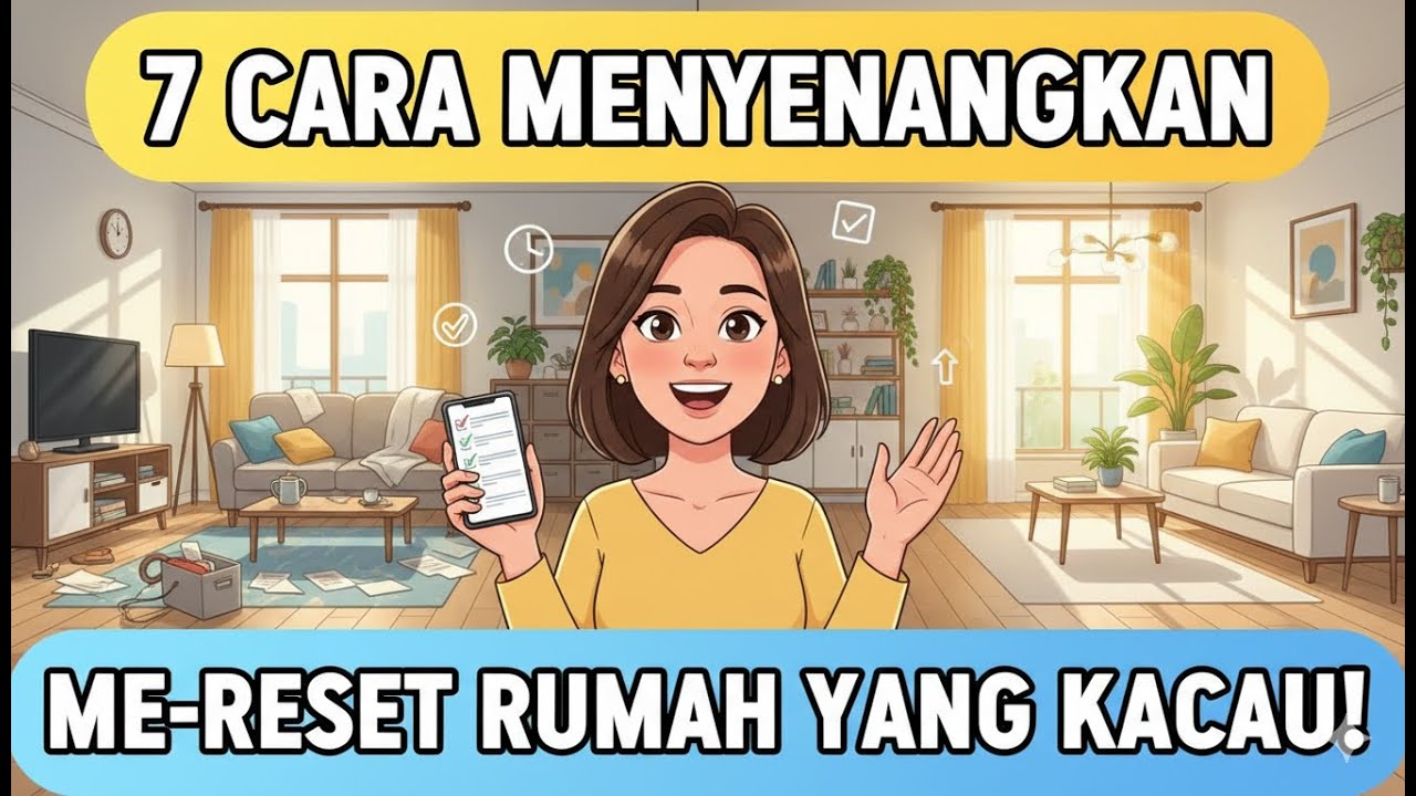 7 Cara Menyenangkan untuk Me-reset Rumah Yang Berantakan