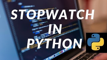 Python made Fun: Make a simple stopwatch in python | TechPreneur