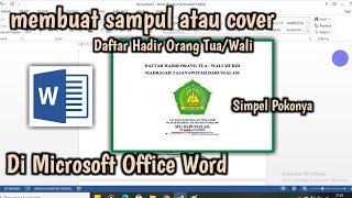 How to Make a Parent Attendance List Cover