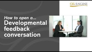 Fixing performance problems - How to lead a developmental feedback conversation