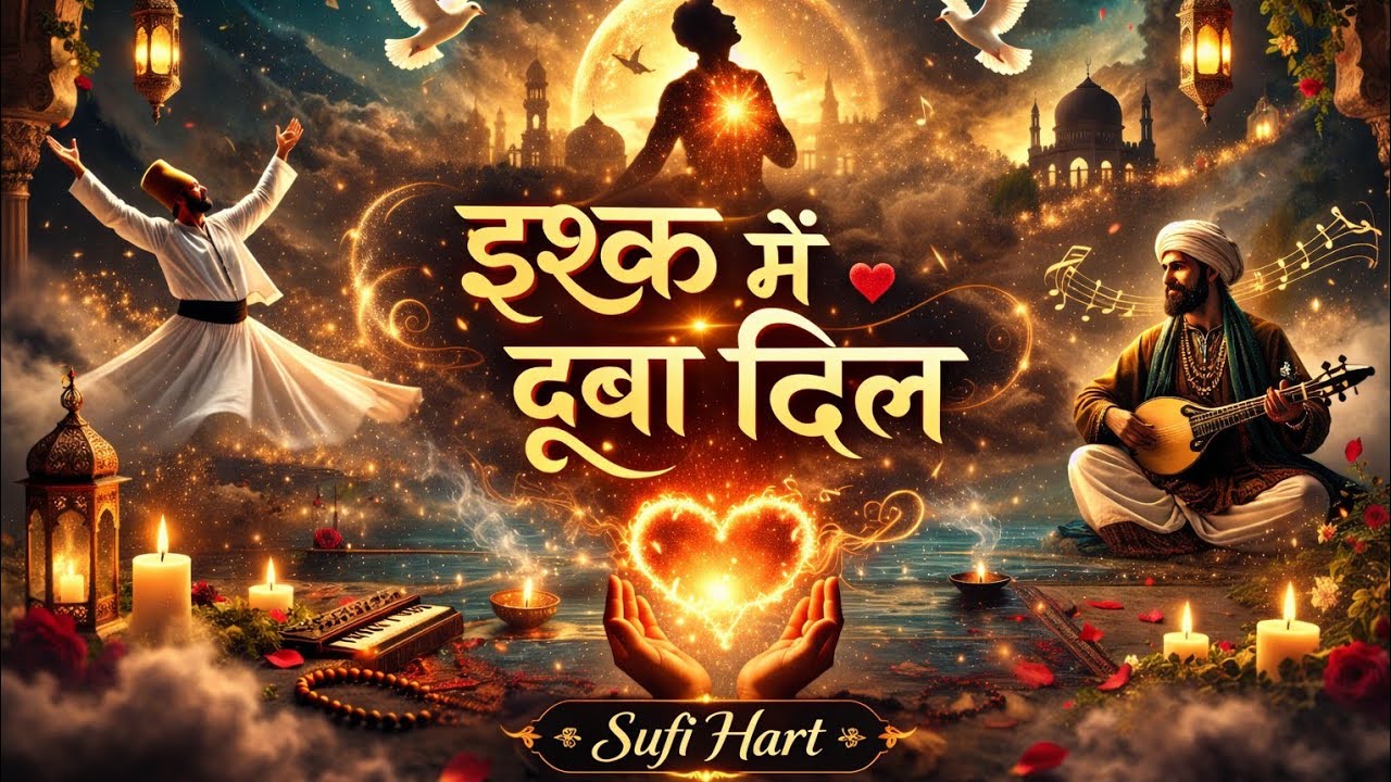 इश्क़ में डूबा दिल | Sufi Hart – Soulful Sufi Love Melodies