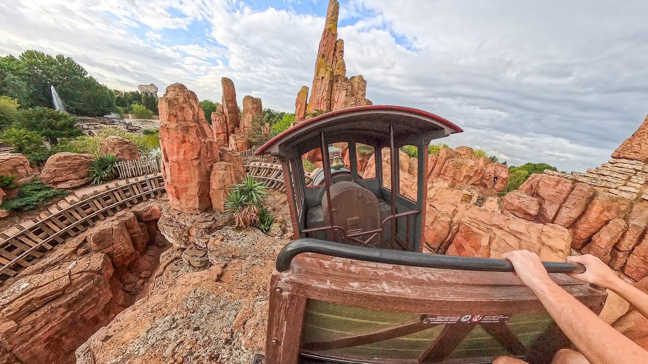 Big Thunder Mountain Ride | Front Row POV BEST VERSION in Paris