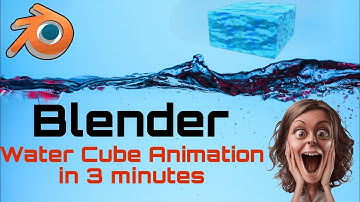 Blender Tutorial - Water Cube Animation quick and simple
