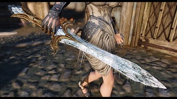 【SkyrimSE】Weapon Animation (Chillrend)【Skyrim Special Edition】