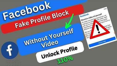 Without Yourself Video Unlock Profile, record a video of yourself facebook, record video of yourself