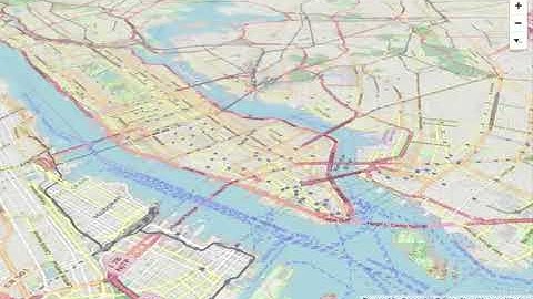 Map rotation animation in 3D with Mapbox GL