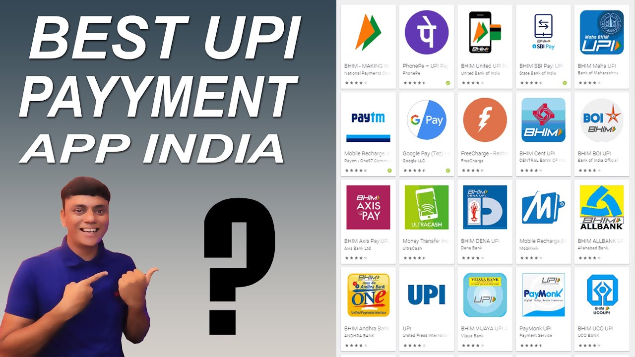 Best UPI Payment App India - Explained HINDI - YouTube