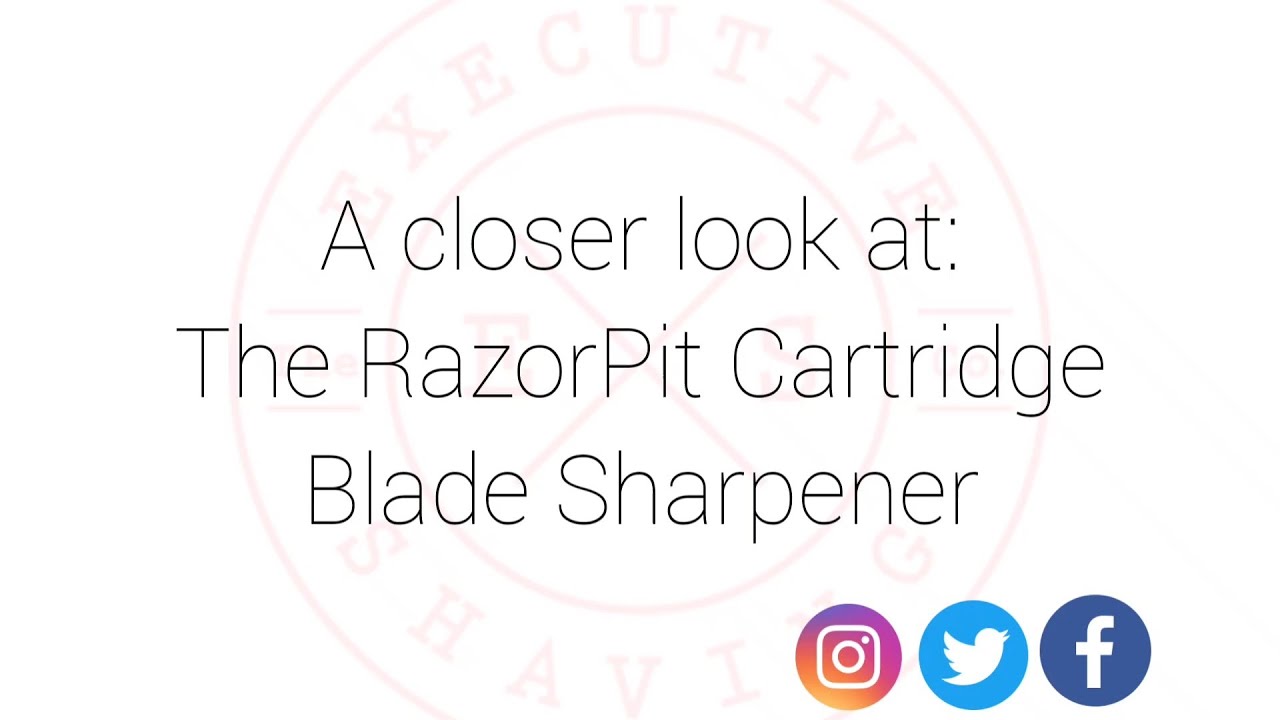 New Razorpit Slide Razor Blade Sharpener in Black