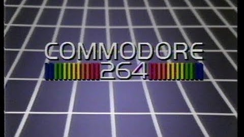 Commodore TED machines intro (Commodore Plus 4)