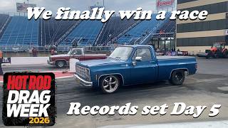 Hot Rod Drag Week 2026 Day 5 record setting pass by Ned Dunphy in his Viper + we finally win a race