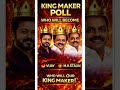 King Maker of TN 2026 😱 #tamilnaduelection #tnpolitics #vijay