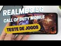 realme 8 5G Call of Duty Mobile rodou liso? │ Teste de jogos