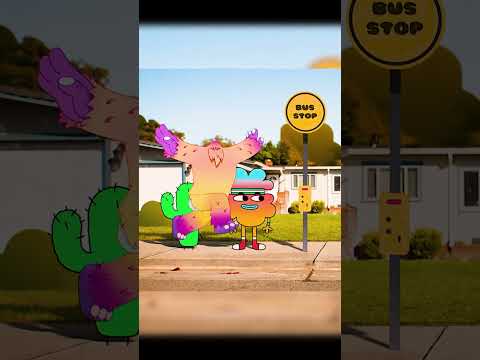 Из гиганта стал обычным 🤣😴| Удивительный мир Гамбола |#кино #топ #мультик #сериал #shorts