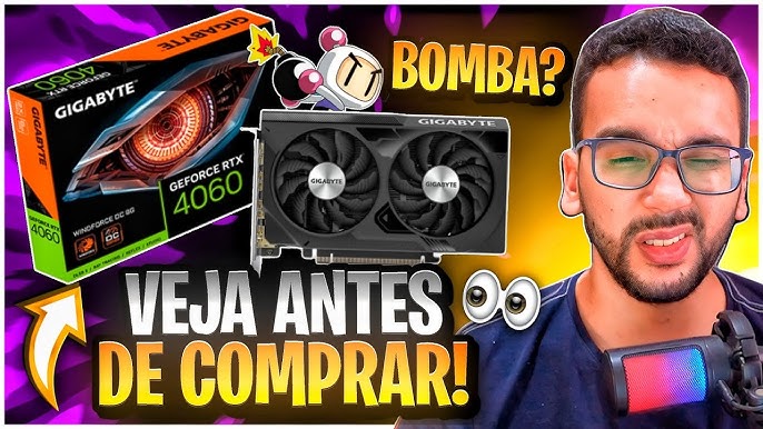 A RTX 4060 É RUIM? A MAIS BARATA DAS NOVAS RTX, VALE A PENA O