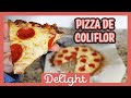 PIZZA KETO DE COLIFLOR | La mejor pizza keto | Pizza de Coliflor | Pizza Saludable! RECETAS KETO