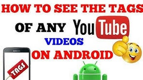 How To Find Tags And Add Tags In Youtube Video Using Android
