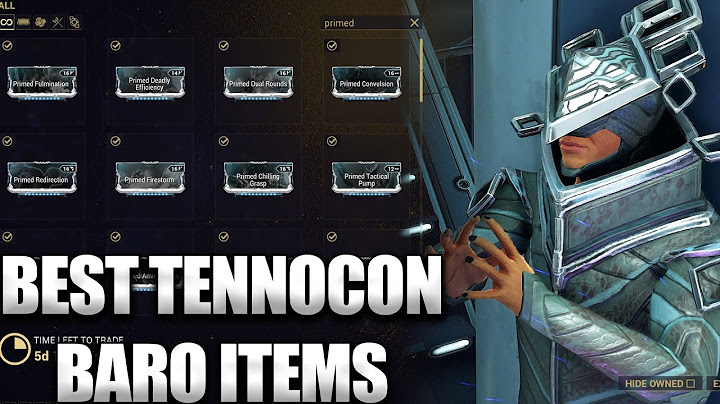 BEST TENNOCON BARO PRIMED MODS! Everything Tennocon 2024 Baro Guide!
