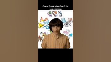 Game Freak After Gen 5 for some reason  #gamefreak #pokemon #legendary