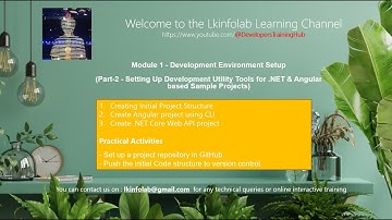 Module-1 ( Part-2 Setting Up Development Utility Tools for  .NET & Angular Projects )