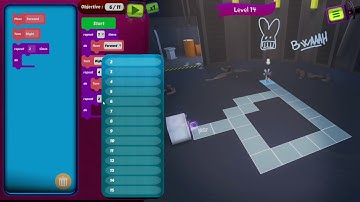 Rabbids Coding level 14 - 3 Stars