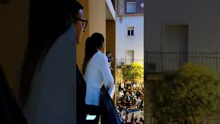 LA SAETA Ana de Caro Semana Santa. Cristo de la Redención y Banda de CC TT de La Santa Cruz. Huelva
