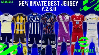 Rekomendasi Jersey Terbaik Efootball 2023 Season 4 update v.2.6.0