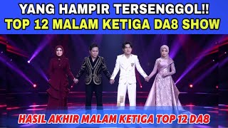 Download lagu FINAL RESULTS OF TOP 12 THIRD NIGHT (SHOW) DA8 INDOSIAR, MONDAY, OCTOBER 19, 2026!!