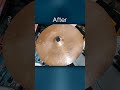 Hand Hammering My Sabian B8 Ride Cymbal #drums #cymbals #drummods #drumhack #cymbalhack