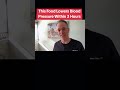 This Food Lowers Blood Pressure Within 3 Hours... #Shorts #quickhealth19