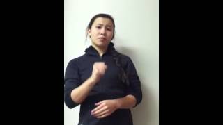 Writing assignment for ASL 2