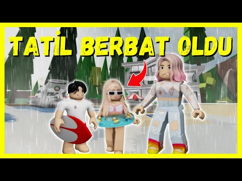 ☂️TATİLİMİZ BERBAT OLDU🌧️ROBLOX Brookhaven🏡RP