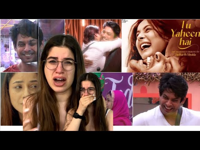 Tu Yaheen Hai  (TRIBUTE ) Shehnaaz Gill | Sidharth Shukla - Shehnaaz Gill | SIDNAAZ Song REACTION class=