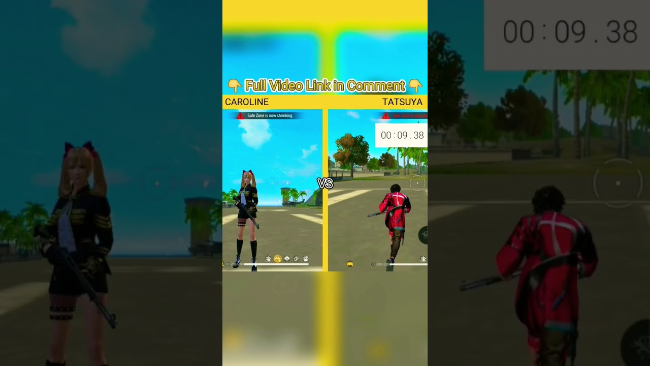 NEW TATSUYA VS CAROLINE ABILITY TEST FREE FIRE (Part-2) || 