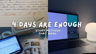 GETTING GOOD GRADES IS EASY, HERE’S HOW✰ study techniques , 4-day-method…