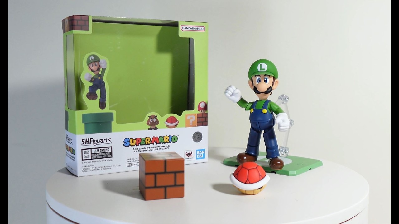 S.H. Figuarts Luigi 2026 from Super Mario Unboxing & Reviews - YouTube