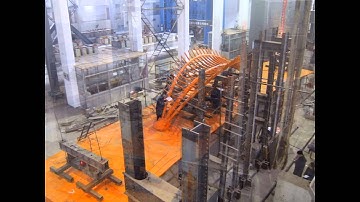 The finite element model and 1:7 full bridge model experiment