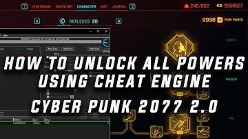 cyberpunk 2077 2.0 : How to unlock all powers (Single-Player Only)