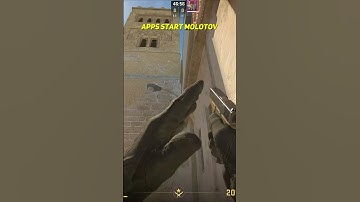 Apps Start Molotov On Mirage CS2 #shorts