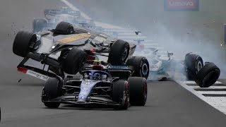 F1 driver saved by halo in horror crash