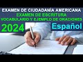EXAMEN DE CIUDADANÍA AMERICANA 2021 - EXAMEN DE ESCRITURA - VOCABULARIO Y EJEMPLO DE ORACIONES